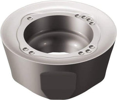 Sandvik Coromant - 6001045 ML Grade 1130 Carbide Milling Insert - AlTiCrN Finish, 4.5mm Thick, 10mm Inscribed Circle, 5mm Corner Radius - Eagle Tool & Supply