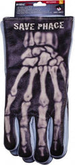 Save Phace - Size L Cotton Lined Leather Heat Resistant Glove - 14" OAL, Band Cuff, Wing Thumb, For General Welding - Eagle Tool & Supply