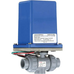 Asahi/America - Actuated Ball Valves   Actuator Type: Electric    Pipe Size: 1-1/4 (Inch) - Eagle Tool & Supply