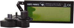 Save Phace - 3.74" Wide x 1.38" High, Lens Shade 4/9 to 13, Polycarbonate Auto-Darkening Filter - 1/4" Thick, Green, Inside Mount - Eagle Tool & Supply