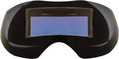Save Phace - 3.62" Wide x 1.42" High, Lens Shade 3 to 10, Polycarbonate Auto-Darkening Filter - 1/4" Thick, Green, Front-Mounted - Eagle Tool & Supply