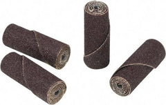 Camel Grinding Wheels - 3/4" Max Roll Diam x 2" OAL, 60 Grit Aluminum Oxide Straight Cartridge Roll - 1/4" Pilot Hole Diam, 18,000 Max RPM - Eagle Tool & Supply