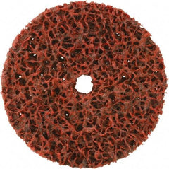Camel Grinding Wheels - 4" Medium Grade Aluminum Oxide Deburring Disc - 1/2" Center Hole, Arbor Connection, Red - Eagle Tool & Supply