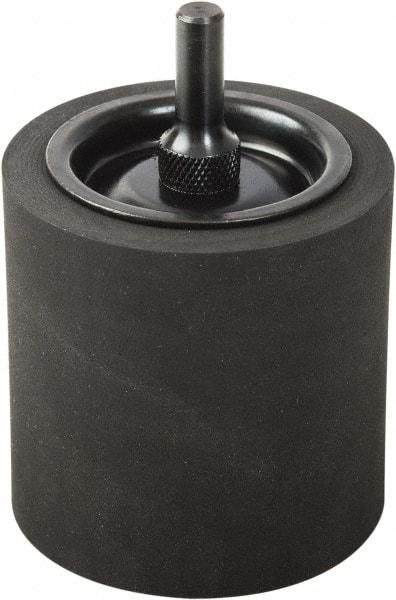 Camel Grinding Wheels - 3" Wide x 3" Diam, Expander Wheel Spiral Band Drum - 3/8" Shank Diam, 3,000 RPM - Eagle Tool & Supply