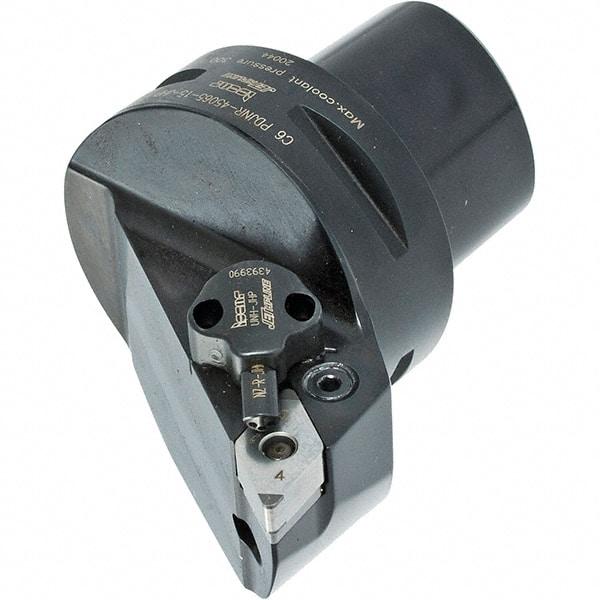 Iscar - Right Hand Cut, Size C4, Various Insert Compatiblity, External Modular Turning & Profiling Cutting Unit Head - 27mm Ctr to Cutting Edge, 55mm Head Length, Through Coolant, Series CAMFIX, Isoturn, JetHPLine - Eagle Tool & Supply