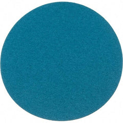 Camel Grinding Wheels - 12" Diam, 36 Grit Zirconia Alumina Adhesive PSA Disc - Very Coarse, Green, Y Weighted Cloth Backing, Flexible - Eagle Tool & Supply
