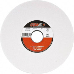 Camel Grinding Wheels - 8" Diam x 1-1/4" Hole x 3/4" Thick, K Hardness, 60 Grit Surface Grinding Wheel - Aluminum Oxide, Type 5, Medium Grade, Vitrified Bond, One-Side Recess - Eagle Tool & Supply