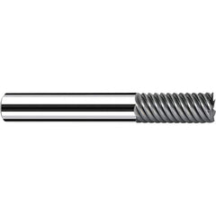 Fraisa - 1/4, 3/4" LOC, 1/4" Shank Diam, 2-1/2" OAL, 5 Flute Solid Carbide Square End Mill - Eagle Tool & Supply
