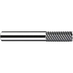 Fraisa - 1/2, 1" LOC, 1/2" Shank Diam, 3" OAL, 7 Flute Solid Carbide Square End Mill - Eagle Tool & Supply