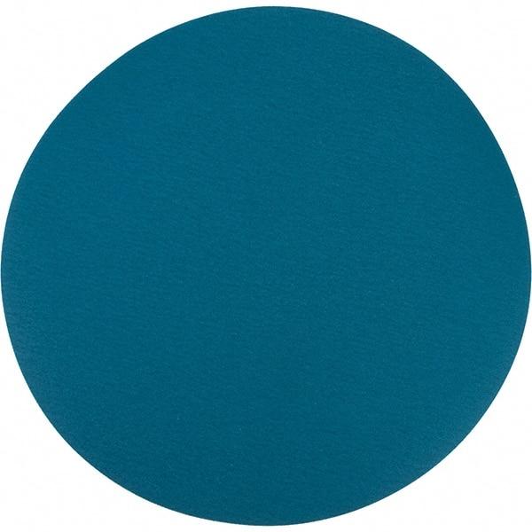 Camel Grinding Wheels - 20" Diam, 80 Grit Zirconia Alumina Adhesive PSA Disc - Medium Grade, Blue, Y Weighted Backing, Flexible - Eagle Tool & Supply