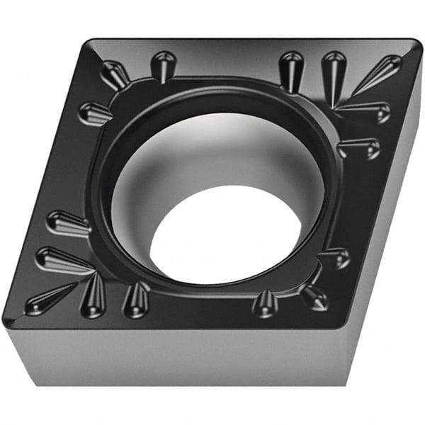 Walter - CCMT431 RP4 Grade WPP30S Carbide Turning Insert - TiCN/Al2O3/TiN Finish, 80° Diamond, 1/2" Inscr Circle, 3/16" Thick, 1/64" Corner Radius - Eagle Tool & Supply