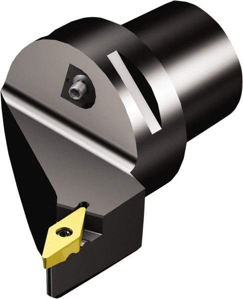Sandvik Coromant - Left Hand Cut, Size C5, TR-VB1308 Insert Compatiblity, Modular Turning & Profiling Cutting Unit Head - 35mm Ctr to Cutting Edge, 60mm Head Length, Through Coolant, Series CoroTurn TR - Eagle Tool & Supply