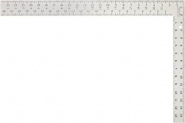 Irwin - 24" Blade Length, 16" Base Length Aluminum Square - Eagle Tool & Supply