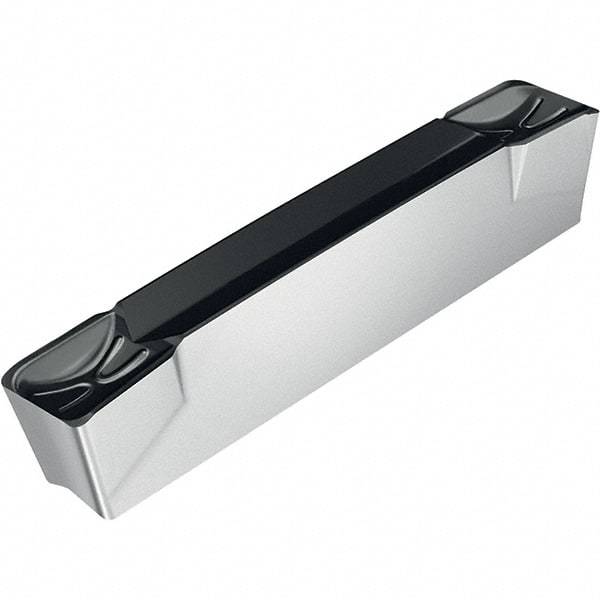 Walter - 3E400N04GX GD6 Grade WSM23S, 4mm Cutting Width Carbide Grooving Insert - Neutral, 0.4mm Corner Radius, TiAlN/Al2O3/ZrCN Finish - Eagle Tool & Supply