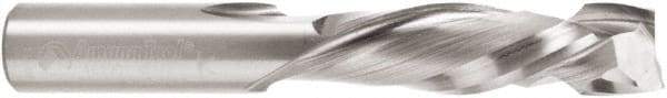 Amana Tool - 1/2" Cutting Diam x 1-5/8" Length of Cut, 2 Flute, Compression Spiral Router Bit - Right Hand Cut, Solid Carbide, 3-1/2" OAL x 1/2" Shank Diam, Laminate Trim - Eagle Tool & Supply