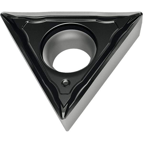 Walter - TCMT1.81.50.5 FP4 Grade WPP20S Carbide Turning Insert - TiCN/Al2O3/TiN Finish, 60° Triangle, 7/32" Inscr Circle, 3/32" Thick, 0.0079" Corner Radius - Eagle Tool & Supply