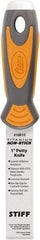 Clauss - 1" Wide Point Edge Blade Stainless Steel Putty Knife - Stiff, Cushioned Grip / Hammerhead ABS/TPR Handle, 8.46" OAL - Eagle Tool & Supply