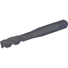 Kennametal - M18x1.50 4 Flute Bottoming Spiral Flute Tap - Vanadium High Speed Steel, Oxide Finish, 4" OAL, Right Hand Flute, Right Hand Thread, D6, Series GOtap\xAE - Eagle Tool & Supply