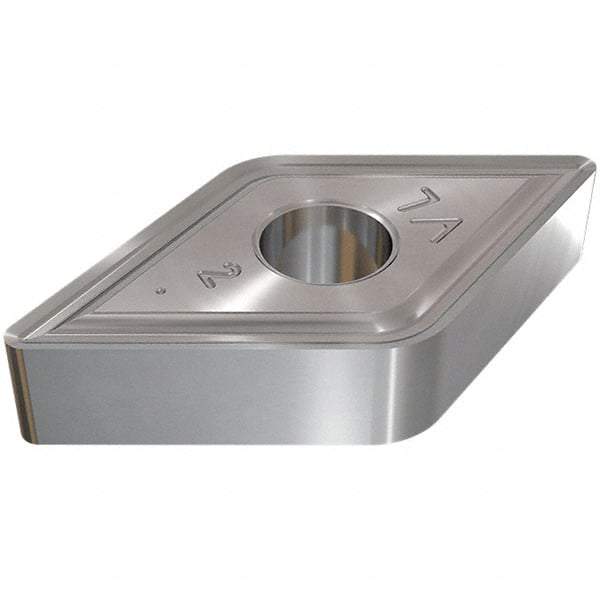 Iscar - DNMG332 VL Grade IC806 Carbide Turning Insert - TiN/TiAlN Finish, 55° Diamond, 3/8" Inscr Circle, 3/16" Thick, 1/32" Corner Radius - Eagle Tool & Supply