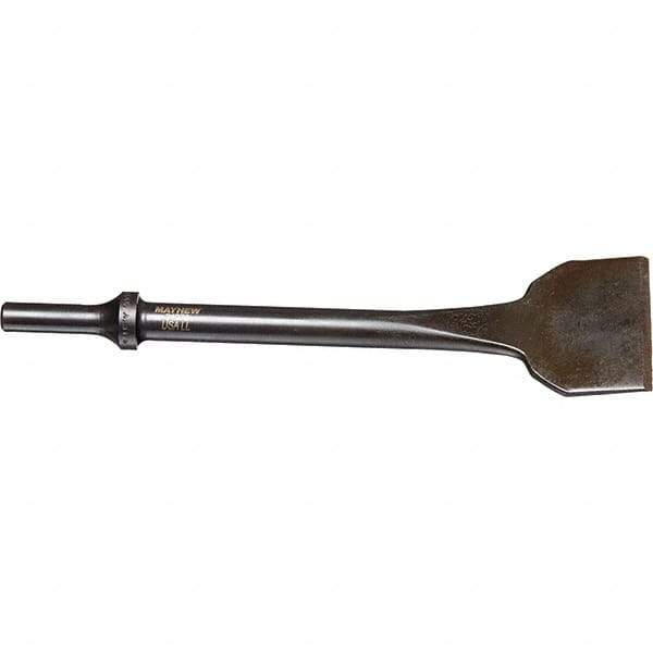 Mayhew - 2" Head Width, 8-1/2" OAL, Scraper Punch - Round Drive, Round Shank, Steel - Eagle Tool & Supply