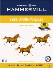 Hammermill - 8-1/2" x 11" White Copy Paper - Use with Plain Paper Office Equipment - Eagle Tool & Supply