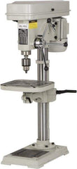 Enco - 346mm Swing, Step Pulley Drill Press - 16 Speed, 1 hp, Single Phase - Eagle Tool & Supply