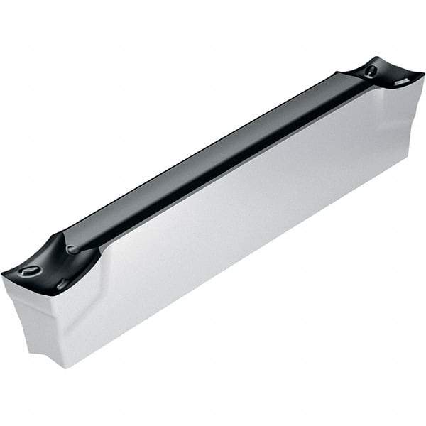 Walter - 2E300N020GX CF6 Grade WSM33, 3mm Cutting Width Carbide Grooving Insert - Neutral, 0.2mm Corner Radius, TiAlN/Al2O3/ZrCN Finish - Eagle Tool & Supply