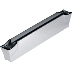 Walter - 2E300N020GX CF6 Grade WSM33, 3mm Cutting Width Carbide Grooving Insert - Neutral, 0.2mm Corner Radius, TiAlN/Al2O3/ZrCN Finish - Eagle Tool & Supply