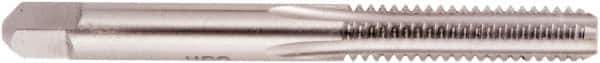 Regal Cutting Tools - 1-1/8 - 7 UNC 3B 4 Flute Bright Finish High Speed Steel Straight Flute Standard Hand Tap - Bottoming, Left Hand Thread, 5-7/16" OAL, 2-9/16" Thread Length, H4 Limit, Oversize - Eagle Tool & Supply