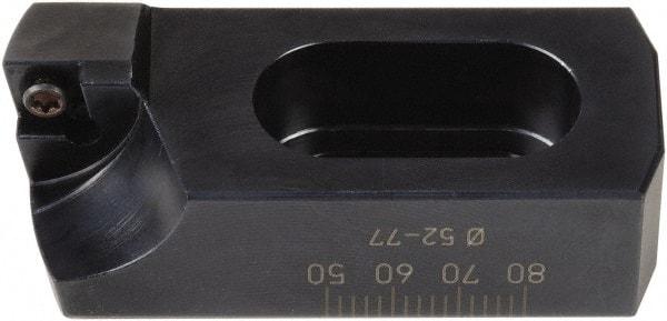 WOHLHAUPTER - CCMT06 Insert Style, 2.598" OAL, Replaceable Boring Bar Head - 1.1024" Shank Diam, Multi Use Tool, 92° Lead Angle, 2.598" Back of Bar to Cutting Edge, 4.016" Max Bore Diam, Through Coolant, Series Wohlhaupter 019 - Eagle Tool & Supply