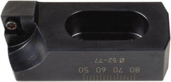 WOHLHAUPTER - CCMT06 Insert Style, 2.598" OAL, Replaceable Boring Bar Head - 1.1024" Shank Diam, Multi Use Tool, 92° Lead Angle, 2.598" Back of Bar to Cutting Edge, 3.031" Max Bore Diam, Through Coolant, Series Wohlhaupter 019 - Eagle Tool & Supply