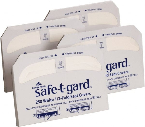 Georgia Pacific - Toilet Seat Covers Sheets per Pack/Roll: 250 Packages per Case: 4 - Eagle Tool & Supply