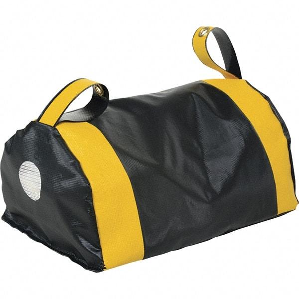 Vestil - Vinyl Duffel Bag (Style) Dock Seal Draft Blocker - 18" Strip Width x 12" Strip Thickness, Black - Eagle Tool & Supply