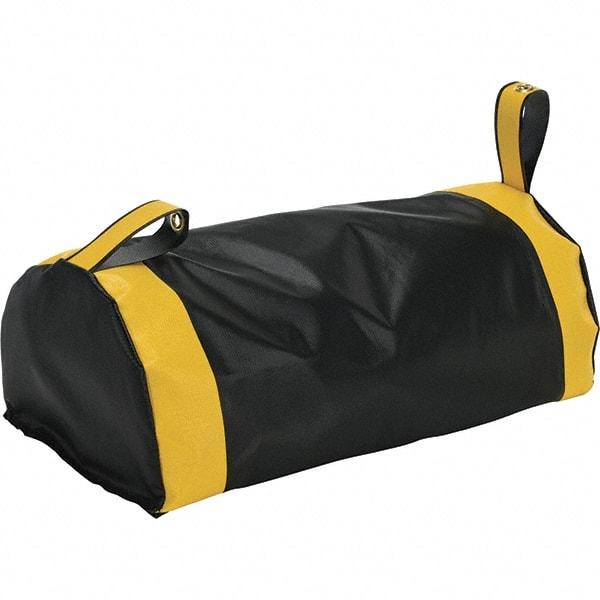 Vestil - Vinyl Duffel Bag (Style) Dock Seal Draft Blocker - 24" Strip Width x 12" Strip Thickness, Black - Eagle Tool & Supply