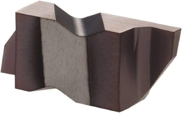 Hertel - 3062IG Grade HC215, 1.57mm Cutting Width Carbide Grooving Insert - 3.05mm Max Depth of Cut, Right Hand, TiAlN Finish - Eagle Tool & Supply