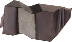 Hertel - 3047IG K Grade HC215, 1.19mm Cutting Width Carbide Grooving Insert - 1.9mm Max Depth of Cut, Right Hand, TiAlN Finish - Eagle Tool & Supply