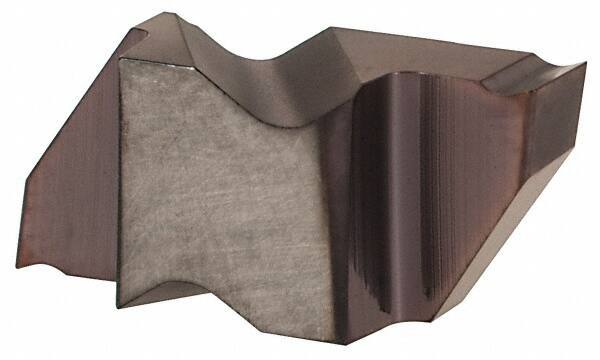 Hertel - 2094IG K Grade HC215, 2.39mm Cutting Width Carbide Grooving Insert - 2.79mm Max Depth of Cut, Right Hand, TiAlN Finish - Eagle Tool & Supply