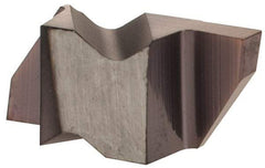 Hertel - 3189IG Grade HC215, 4.8mm Cutting Width Carbide Grooving Insert - 4.57mm Max Depth of Cut, Right Hand, TiAlN Finish - Eagle Tool & Supply