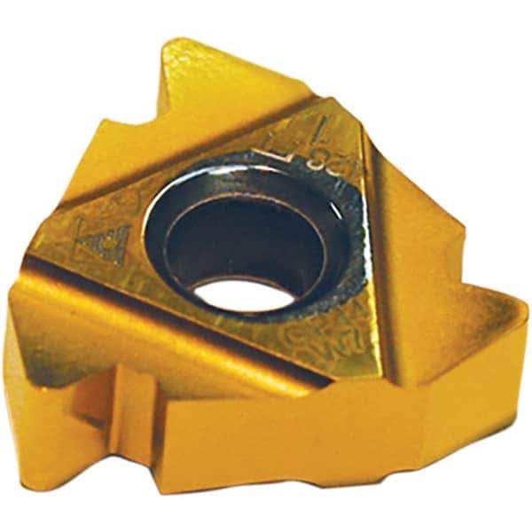 Tool-Flo - LDS54 Internal/External 4 API Rotary Shoulder Connections Laydown Threading Insert - Grade AC22A, AlTiN Coated Carbide - Eagle Tool & Supply