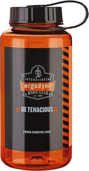 Ergodyne - 0.25 Gal Water Bottle Pouch - Plastic, Orange - Eagle Tool & Supply