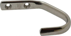 Sugatsune - 15/32" Wide x 2-29/32" High x 13/64" Thick, Wall Hook - 1-31/32" Projection, Polished - Eagle Tool & Supply