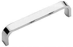 Sugatsune - 3/16" Handle Diam, Polished Stainless Steel Drawer Pull - 29/32" Projection, 3-11/32" Center to Center, 3-11/32" Long - Eagle Tool & Supply