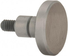 Mitutoyo - #4-48, 1/2" Ball Diam, Carbide Flat Contact Point - 3/8" Contact Point Length, Use with AGD 1,2,3,4 - Eagle Tool & Supply