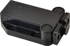 Sugatsune - 2-1/4" Long x 1-3/8" Wide x 5/8" High, Plastic Safe Push Latch - MC-37 Catch - Black Coated - Eagle Tool & Supply