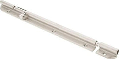 Sugatsune - 10-3/4" Long, 1-3/32" Wide Stainless Steel Barrel Bolts - Nickel Plated - Eagle Tool & Supply