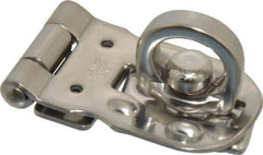 Sugatsune - 1-9/16" Long x 7/8" Wide, Durable Hasp - Stainless Steel - Eagle Tool & Supply