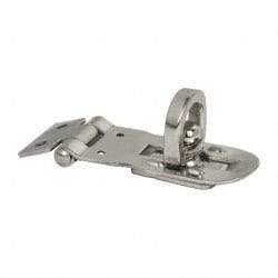 Sugatsune - 1-31/32" Long x 7/8" Wide, Durable Hasp - Stainless Steel - Eagle Tool & Supply