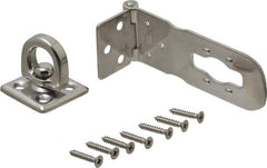 Sugatsune - 3-15/16" Long x 1-3/8" Wide, Durable Hasp - Stainless Steel - Eagle Tool & Supply