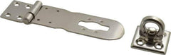 Sugatsune - 4-23/32" Long x 1-9/16" Wide, Durable Hasp - Stainless Steel - Eagle Tool & Supply