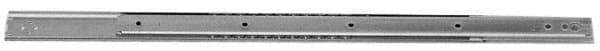 Sugatsune - 22" Slide Length, 16.72" Travel Length, Stainless Steel Ball Bearing Slide SSR-5 - 1/2" Wide, 2-3/4" High, 207 Lb Capacity at Full Extension, Satin Finish - Eagle Tool & Supply